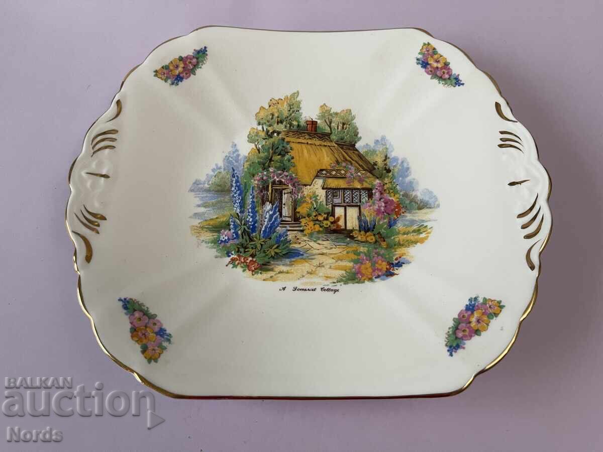 Beautiful English plate with price 17.90 BGN | € 9.15 Beautiful English plate with price 17.90 BGN | € 9.15