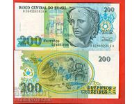BRAZIL BRAZIL 200 Cruzeiro issue 1990 NEW UNC
