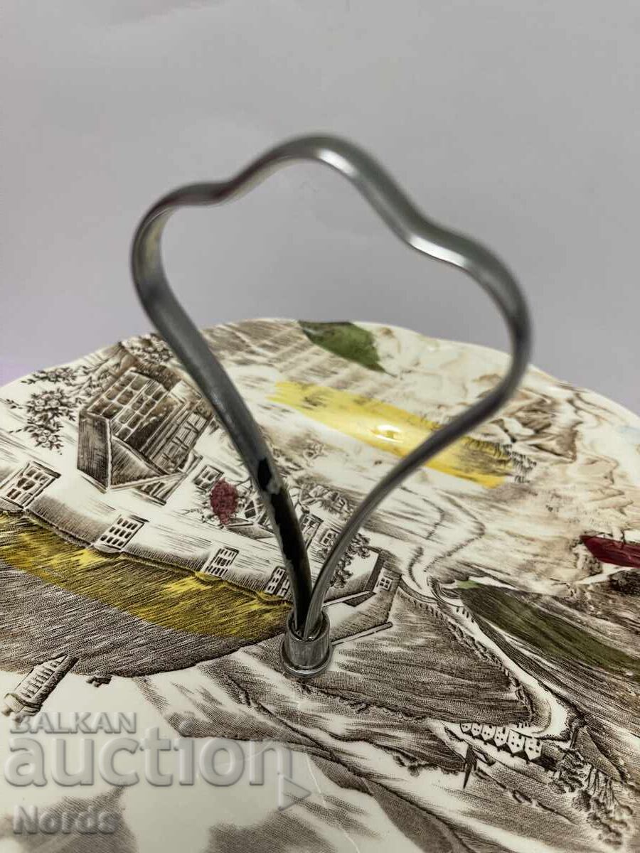 Two-tiered Porcelain Plate - 6 Two-tiered Porcelain Plate - 6