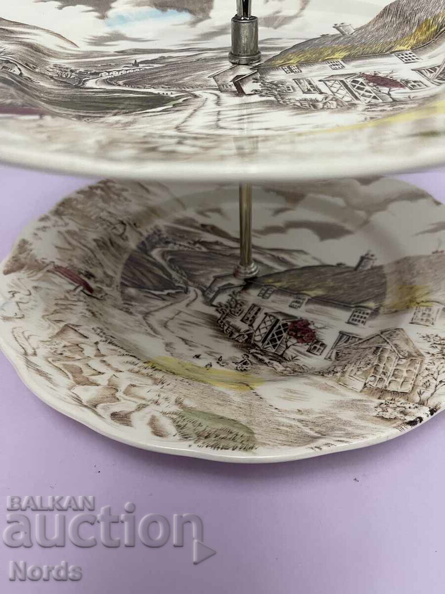 Two-tiered Porcelain Plate - 7 Two-tiered Porcelain Plate - 7