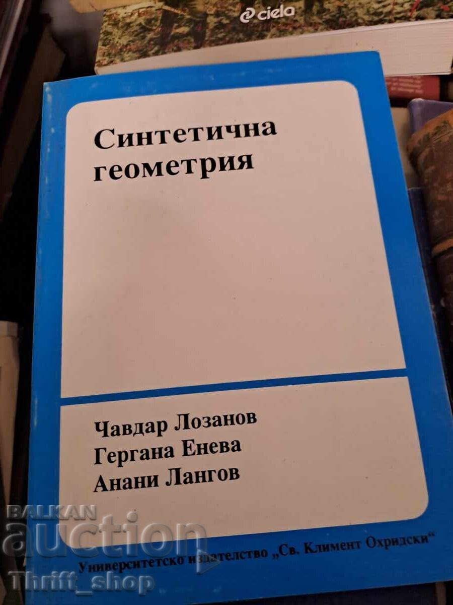 Synthetic Geometry Synthetic Geometry