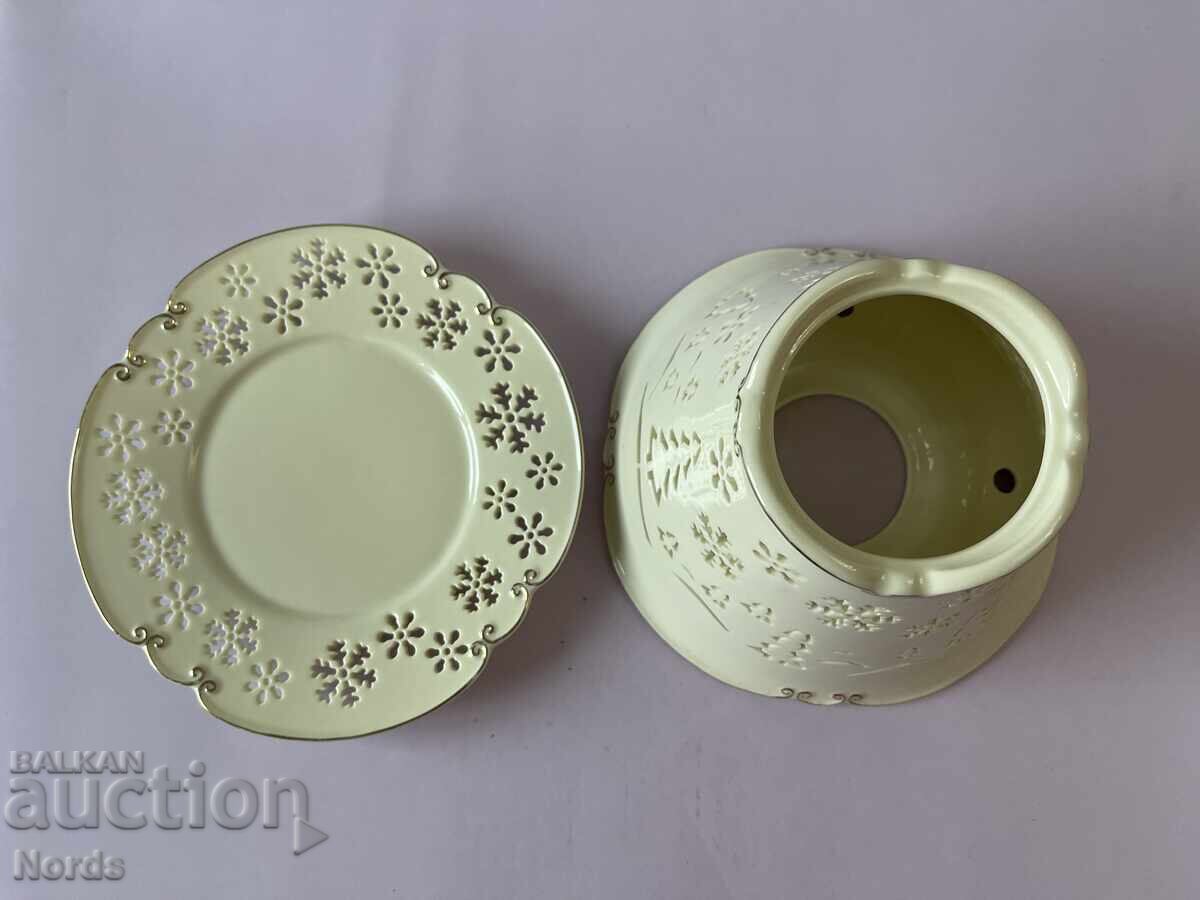 Christmas porcelain candlestick - 5