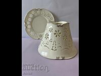 Χριστουγεννιάτικο πορσελάνινο κηροπήγιο