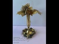 Χριστουγεννιάτικο μεταλλικό κηροπήγιο