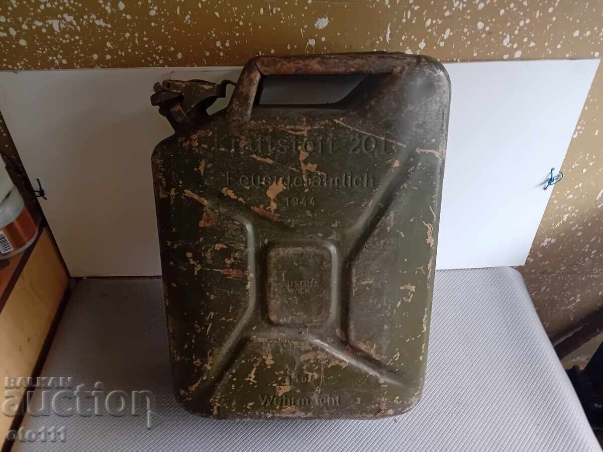 VECHE CANISTRĂ PENTRU COMBUSTIBIL 20 l, 1944, WEHRMACHT - WW2