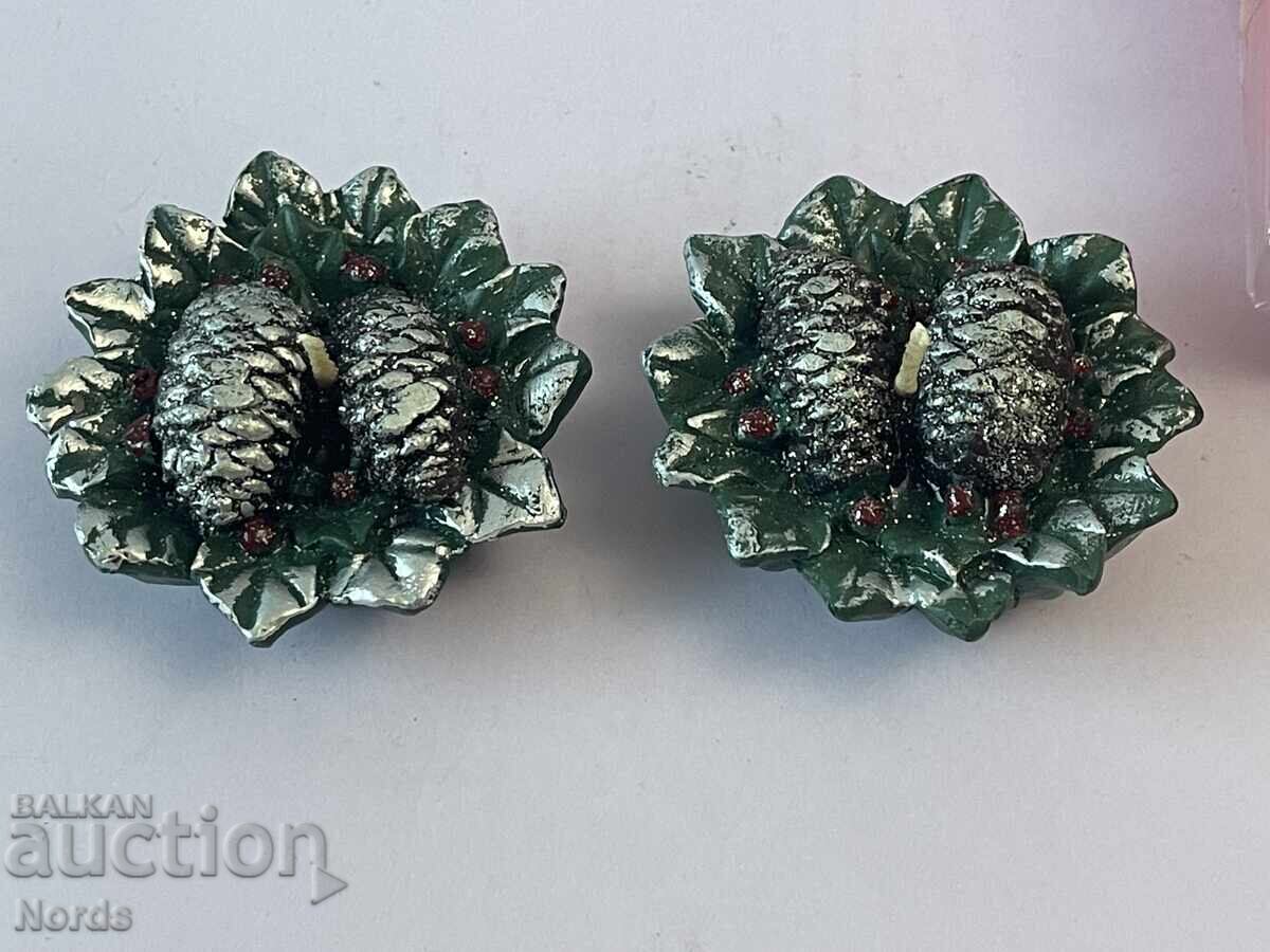 Christmas candles with price 6.50 BGN | € 3.32