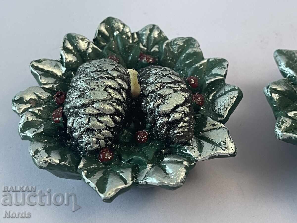 Auction  Christmas candles