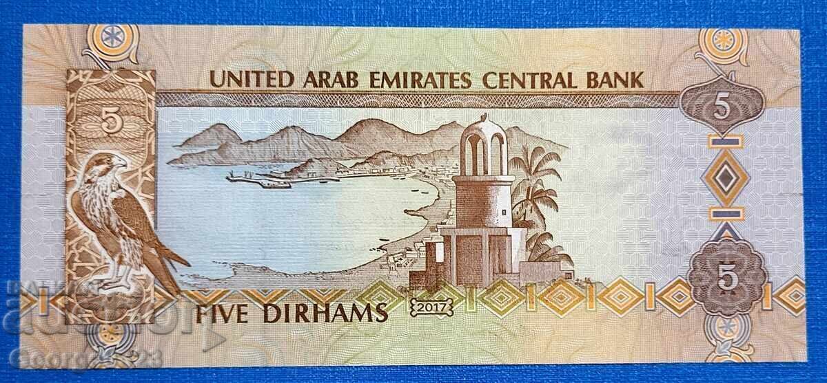 EAU Emiratele Arabe Unite 2017 5 dirhami UNC Nouă cu preț € 4.00 | 7.82 BGN