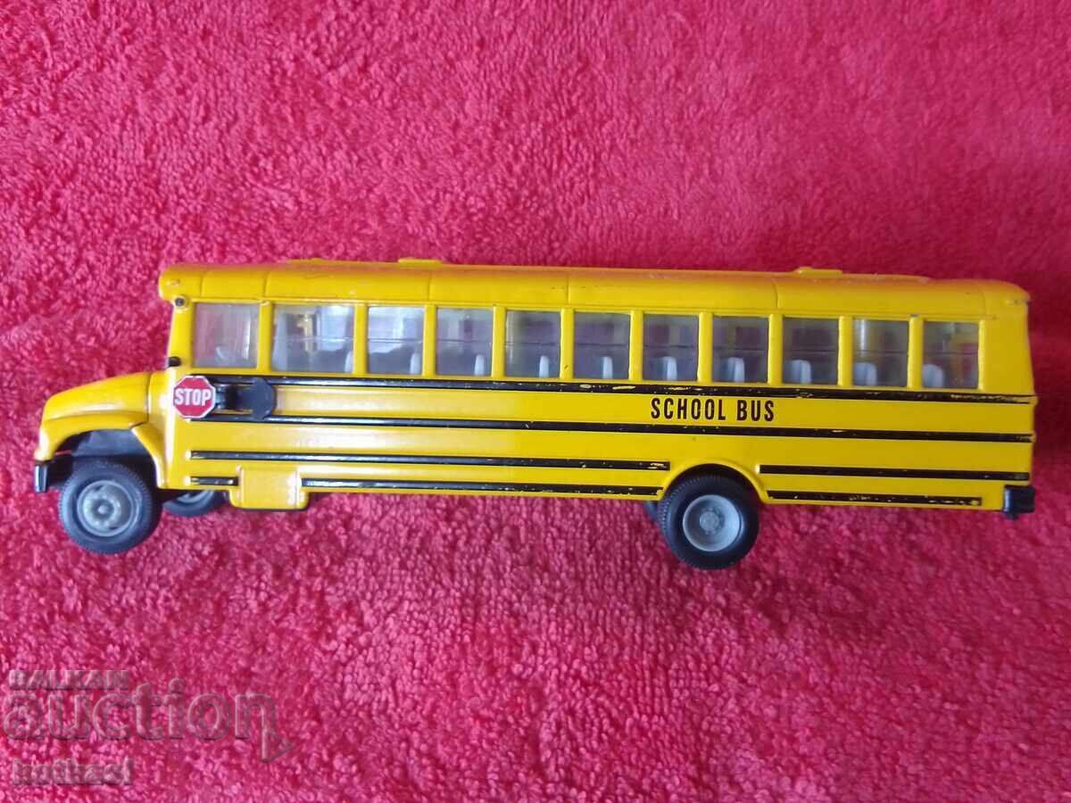 Siku metal model of a school bus from the USA
