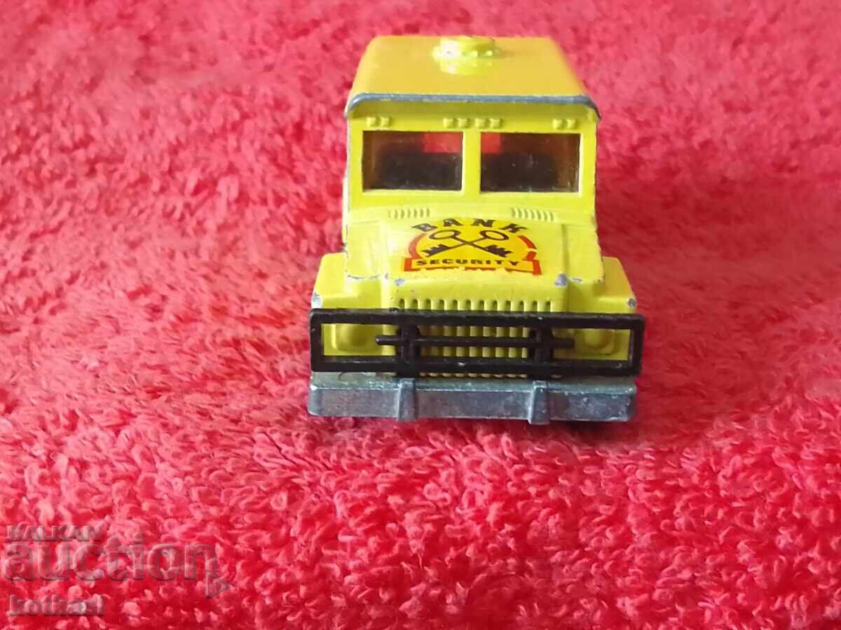 Παράδοση Παλιό μεταλλικό αυτοκίνητο Γαλλία Banque SECURITY 1/57 Majorette