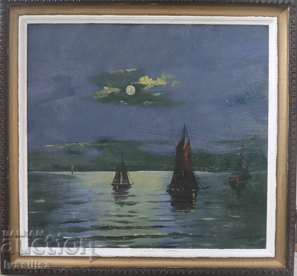 Стара българска картина около 1940-50 г. Стара българска картина около 1940-50 г.