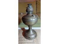 Brass gas lamp
