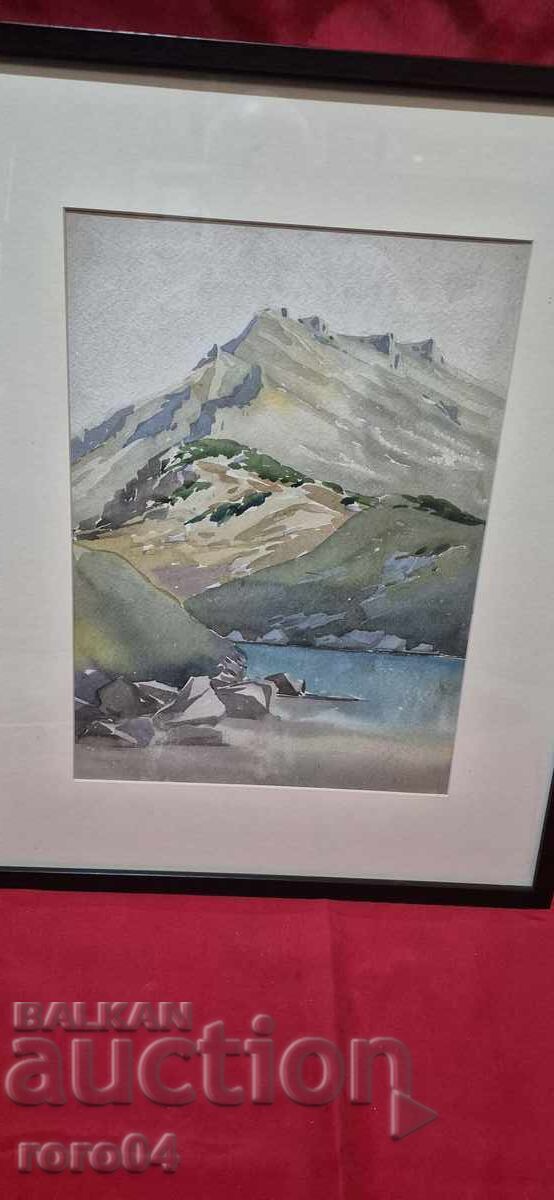 ΓΕΩΡΓΙ ΜΠΕΛΣΤΟΪΝΕΦ (1909 - 1968) ΛΙΜΝΗ ΡΙΛΑ με τιμή 1450.00 BGN | € 741.37