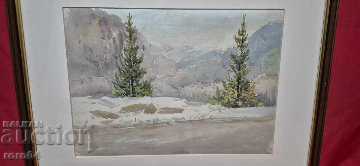 PAVEL FRANTSALIYSKI (1884 - 1956) NEAR SAMOKOV with price 1450.00 BGN | € 741.37