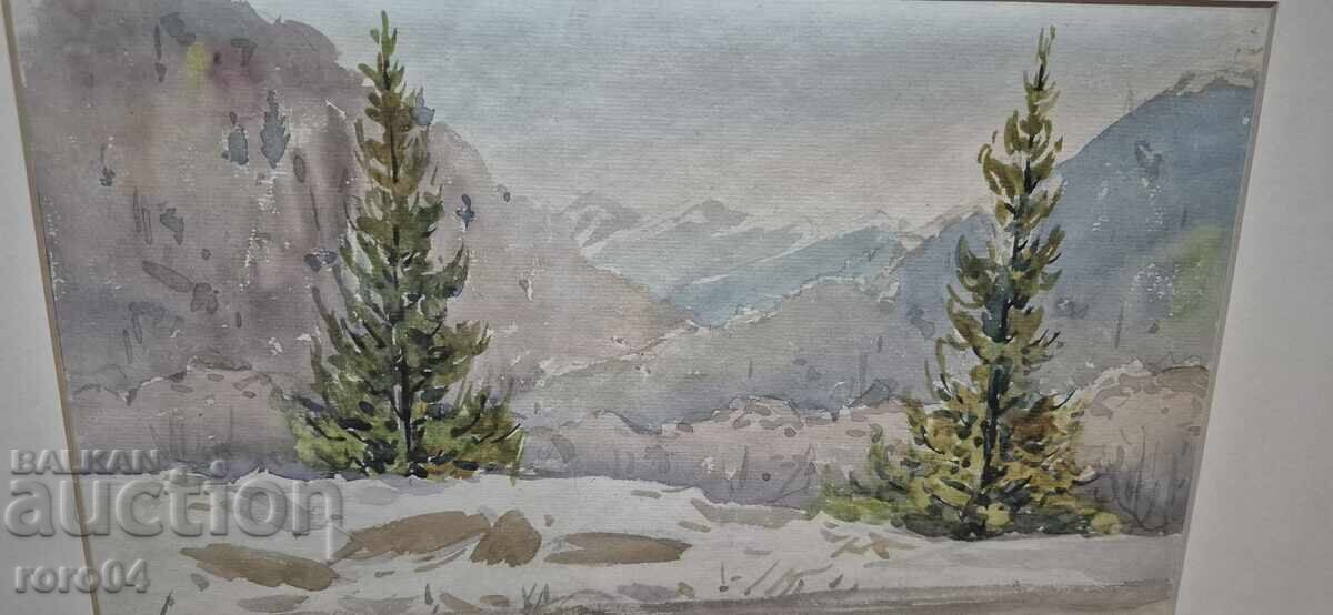 Auction  PAVEL FRANTSALIYSKI (1884 - 1956) NEAR SAMOKOV