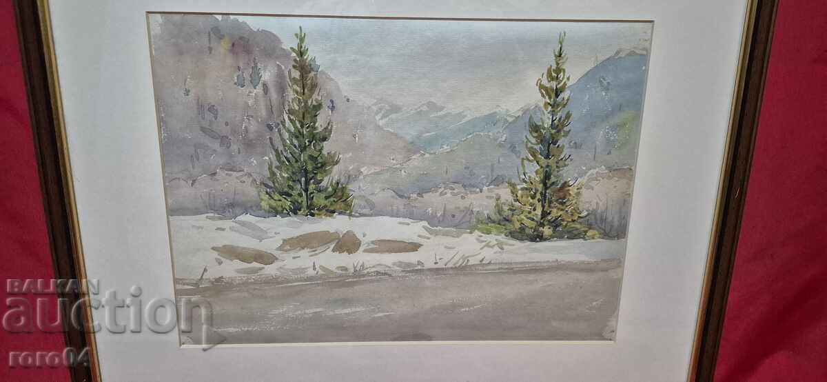 Delivery of PAVEL FRANTSALIYSKI (1884 - 1956) NEAR SAMOKOV