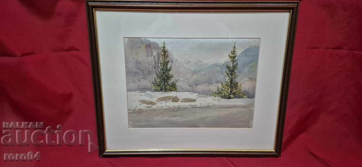 PAVEL FRANTSALIYSKI (1884 - 1956) NEAR SAMOKOV