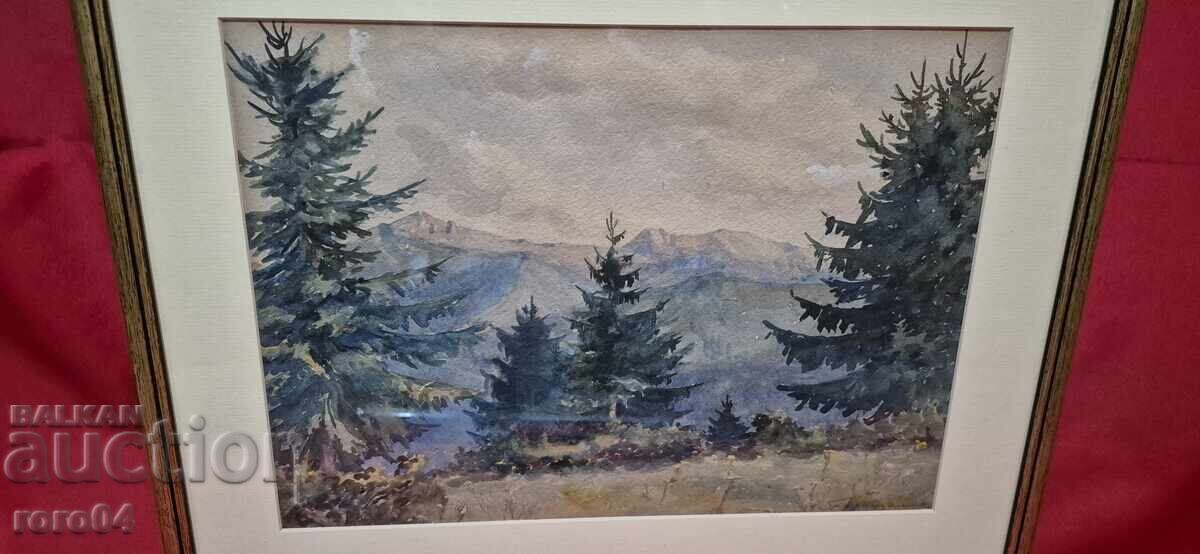 PAVEL FRANTSALIYSKI (1884 - 1956) RILA with price 1590.00 BGN | € 812.95