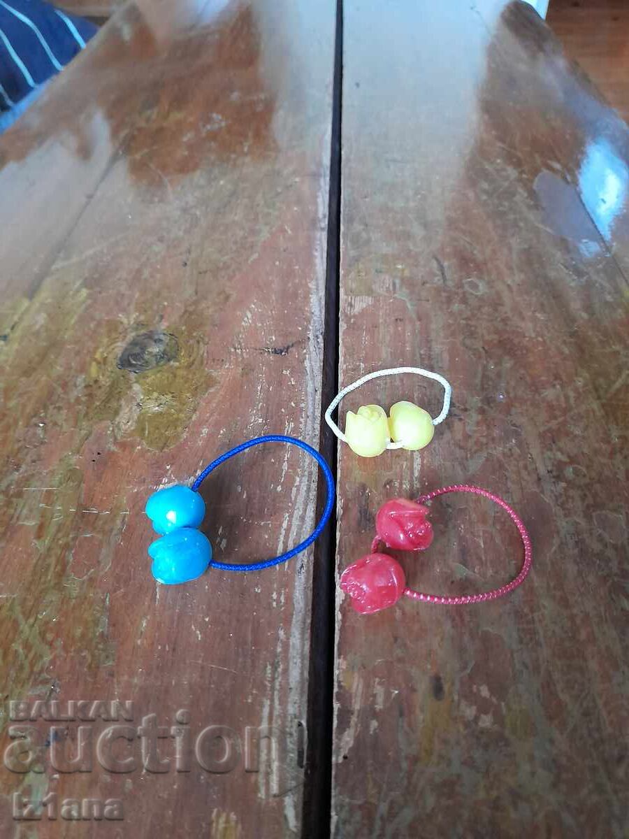 Old children's hair elastics