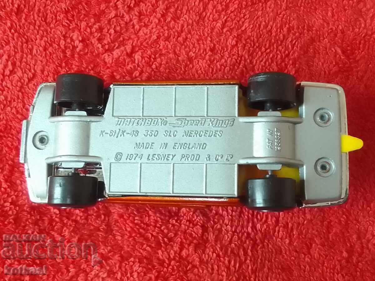Excellent Mercedes 1974 SLC MATCHBOX ENGLAND LESNEY - 7 Excellent Mercedes 1974 SLC MATCHBOX ENGLAND LESNEY - 7