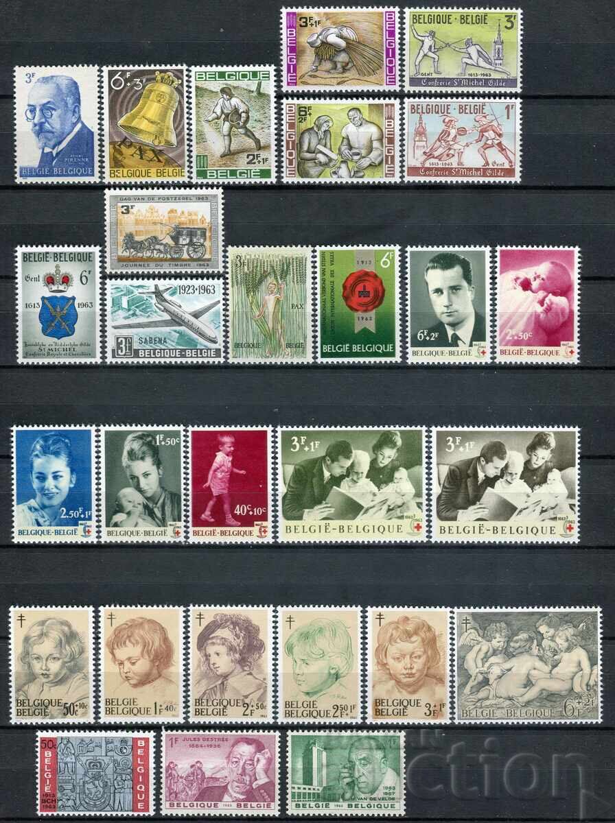 Βέλγιο 1963 MnH - σειρές και μεμονωμένα γραμματόσημα