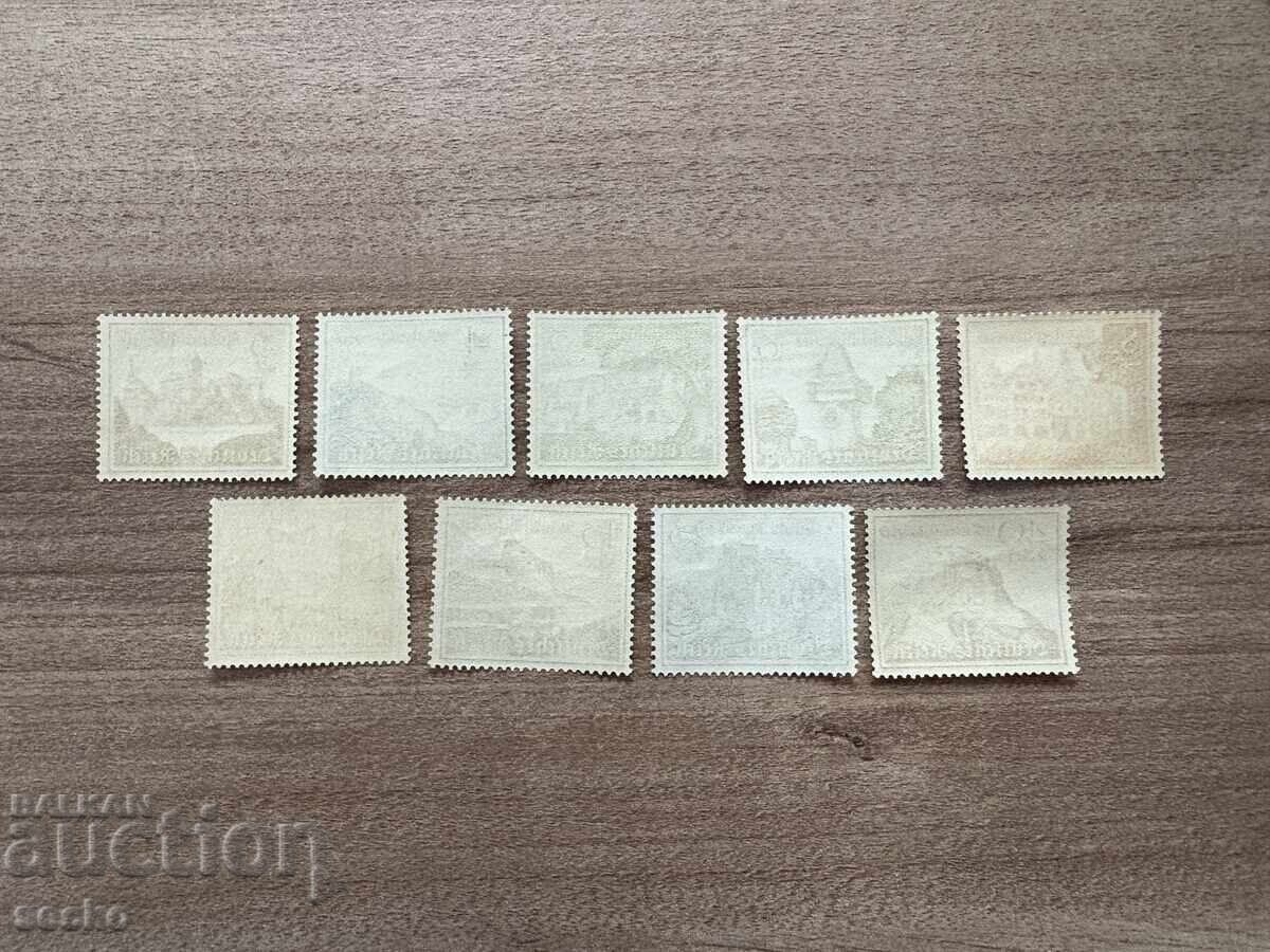 Γερμανία - Φιλανθρωπικά γραμματόσημα - Κάστρα (1939) MNH/MH με τιμή 23.60 BGN | € 12.07