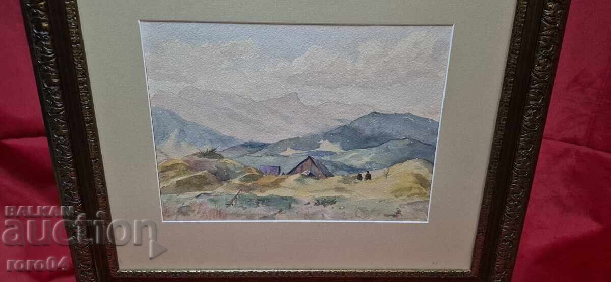 PAVEL FRANTSALIYSKI (1884 - 1956) RILA with price 2100.00 BGN | € 1073.71 PAVEL FRANTSALIYSKI (1884 - 1956) RILA with price 2100.00 BGN | € 1073.71