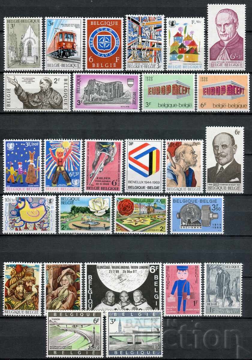 Βέλγιο 1969 MnH - σειρές και μεμονωμένα γραμματόσημα