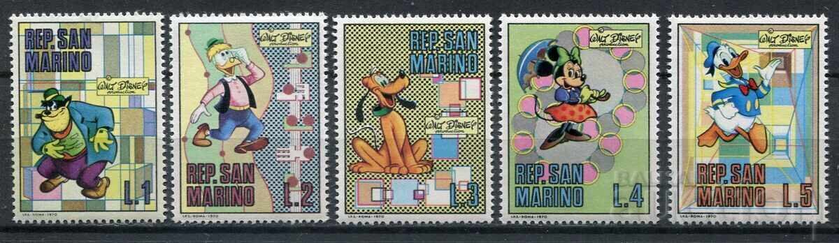 San Marino 1970 MnH - Animated Characters