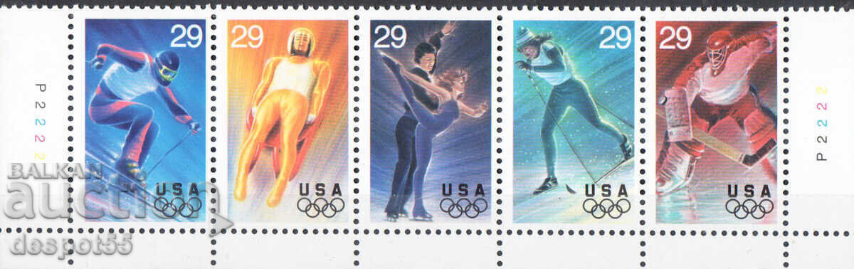 1994 USA. Winter Olympic Games - Lillehammer, Norway. Strip