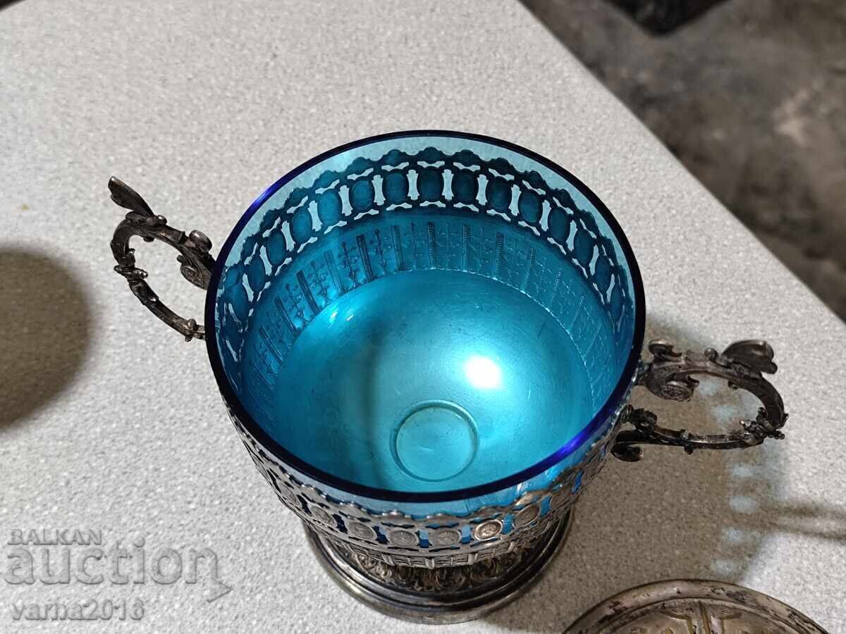 Антикварна Захарница / Бонбониера WMF – Германия, Art Nouvea - 6