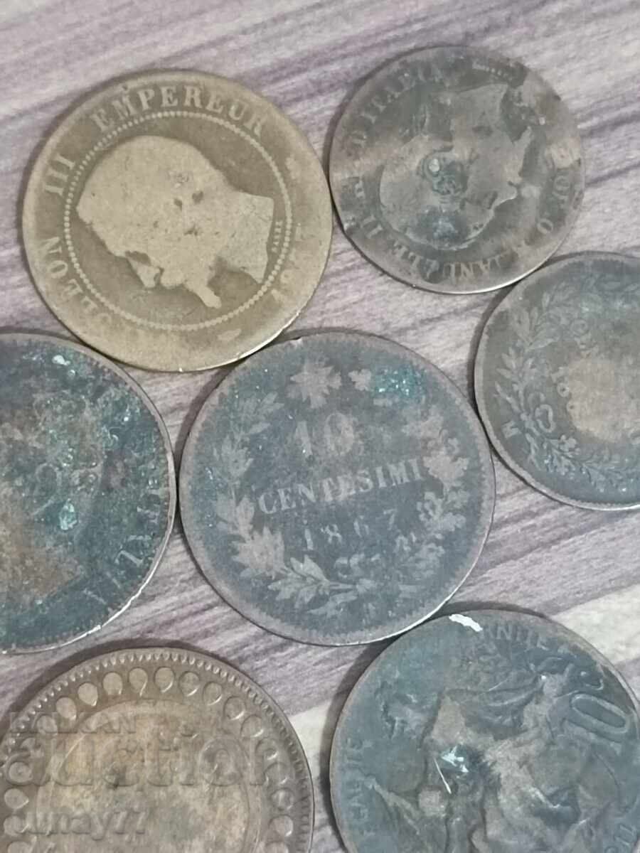Колекция медни монети доста стари с цена 25.00 лв. | € 12.78