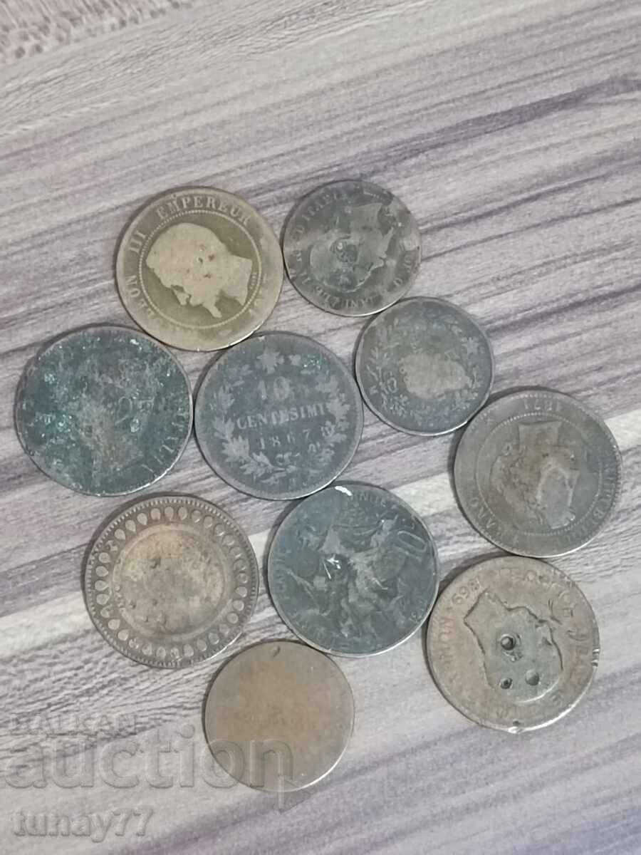 Колекция медни монети доста стари