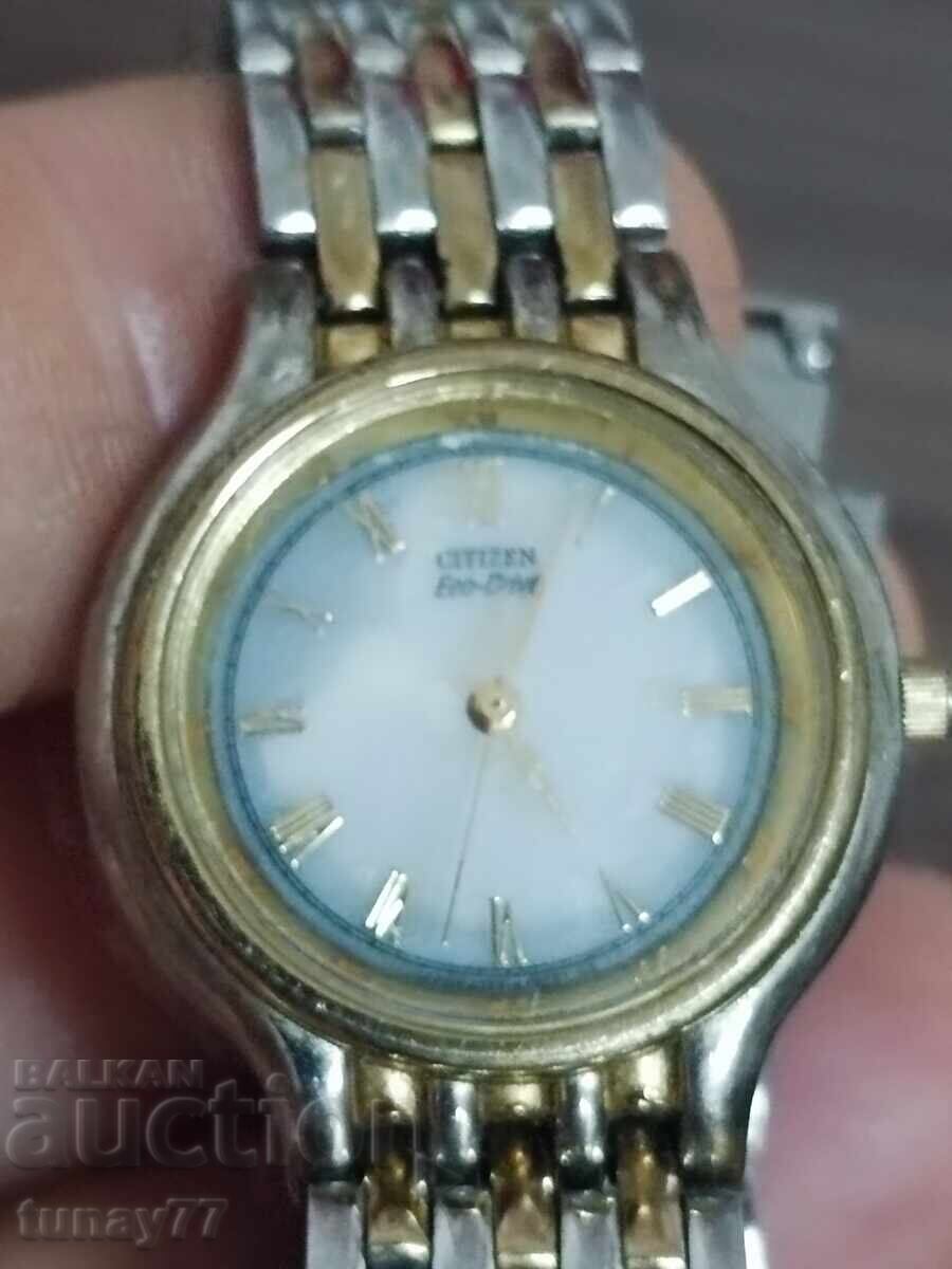 Vintage Women's Watch Citizen Elegance MOP Face GUC Nice E