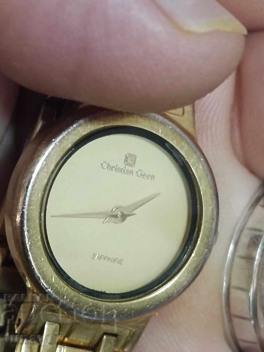 Women's Analog Watch Christian Geen 3 micron gold plated - 7