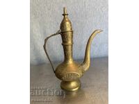 Indian Brass Hand Carved Teapot