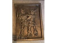 Veche turnare din fontă pictură