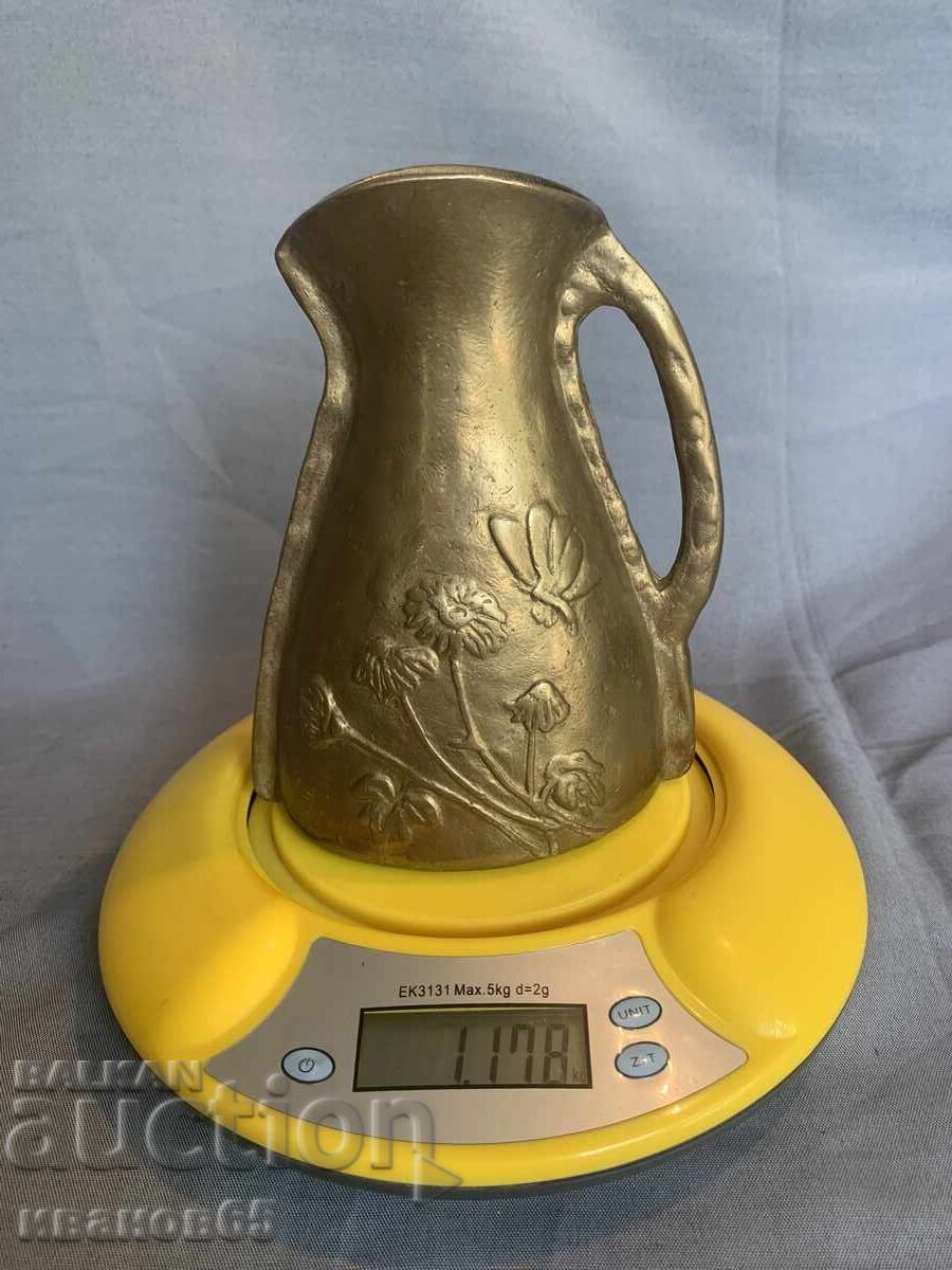Old Bronze Pitcher Vase Old Bronze Pitcher Vase