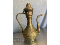 Indian Brass Hand Carved Teapot