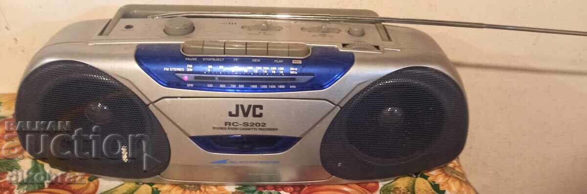 JVC RC S 202 Radio Cassette Player - for 15 Euros with price 29.00 BGN | € 14.83