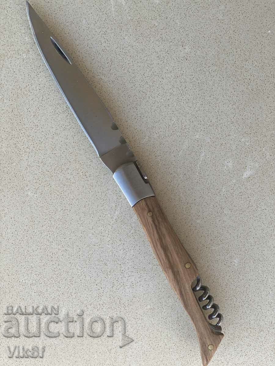 Folding pocket knife with corkscrew 95x210/Lagiol/ with price 16.50 BGN | € 8.44 Folding pocket knife with corkscrew 95x210/Lagiol/ with price 16.50 BGN | € 8.44