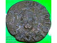 Quattrino Carol V Habsburg Sf. Ambrozie Italia