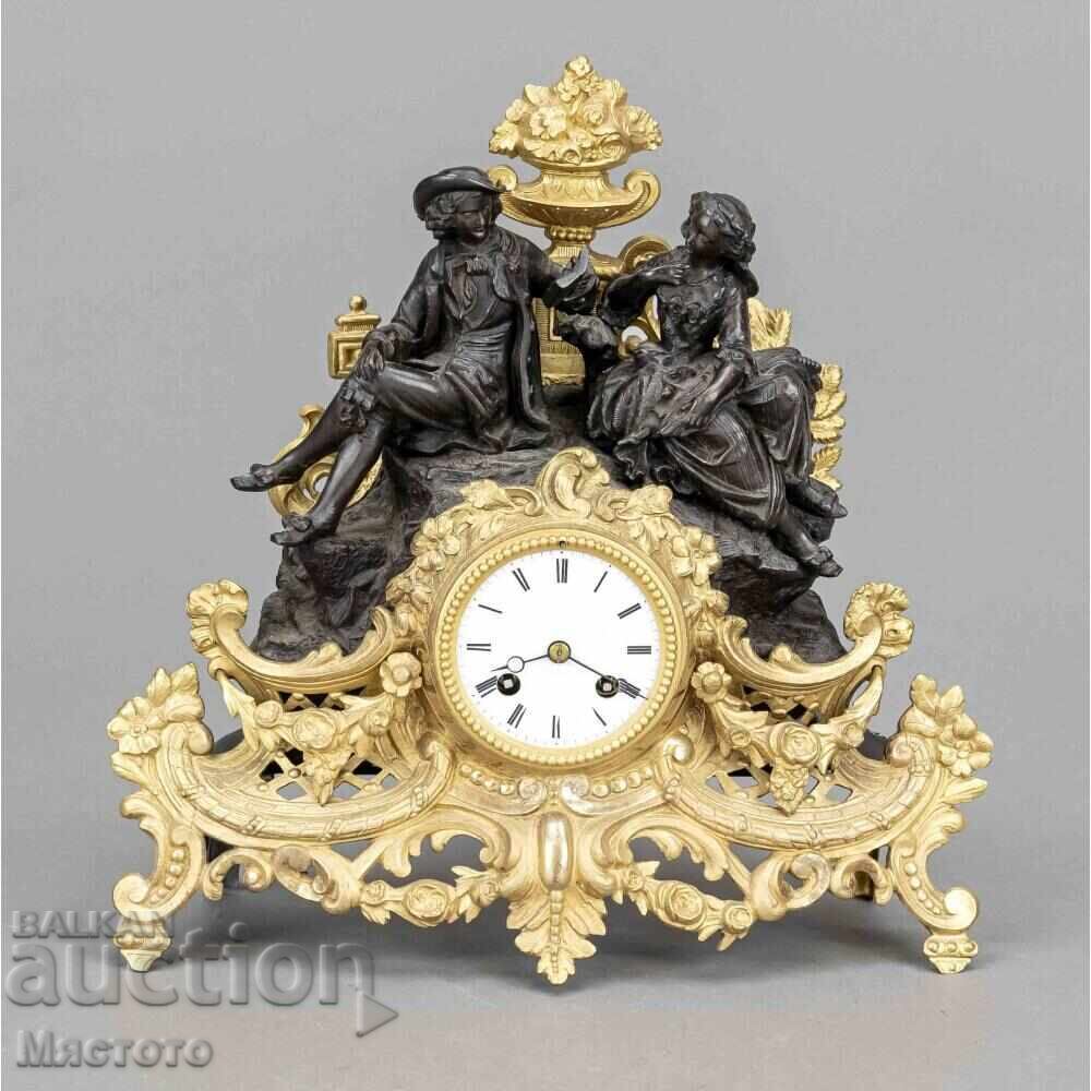 Ceas de șemineu secolul al XIX-lea