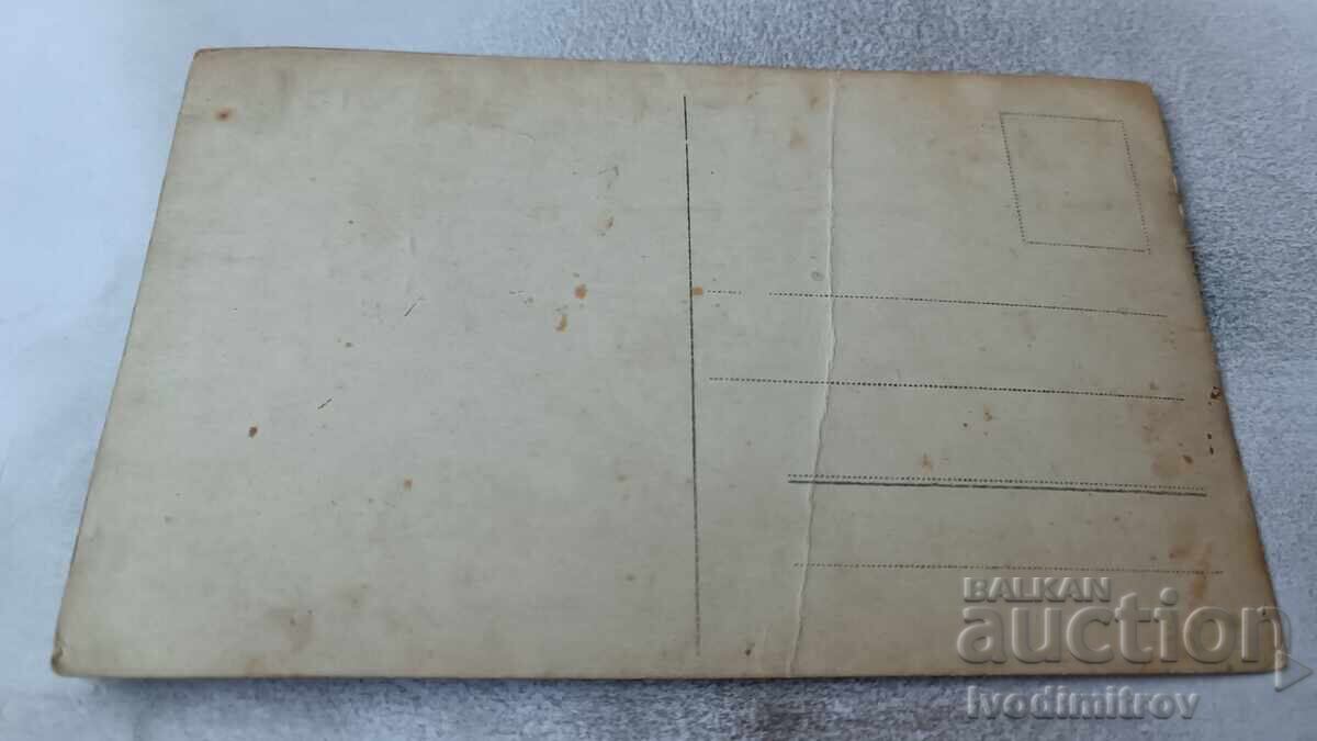 Livrarea Fotografie Ofițeri și soldați în fața unui lagăr de corturi pe front P M R