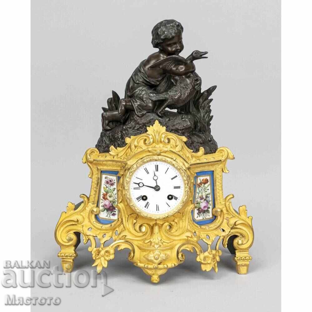 Каминен часовник 19век.