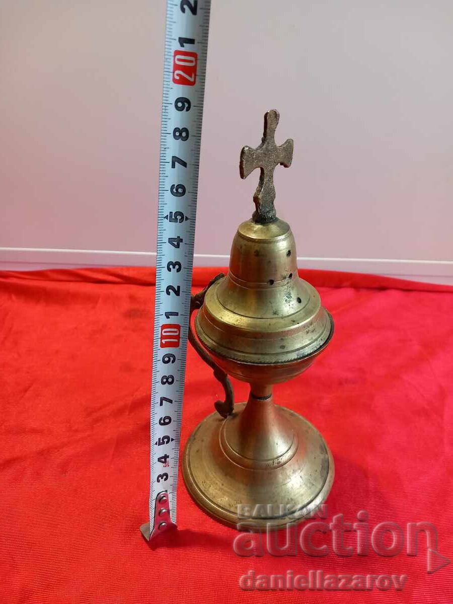 Старинно Бронзово КАНДИЛО Танянник - 5