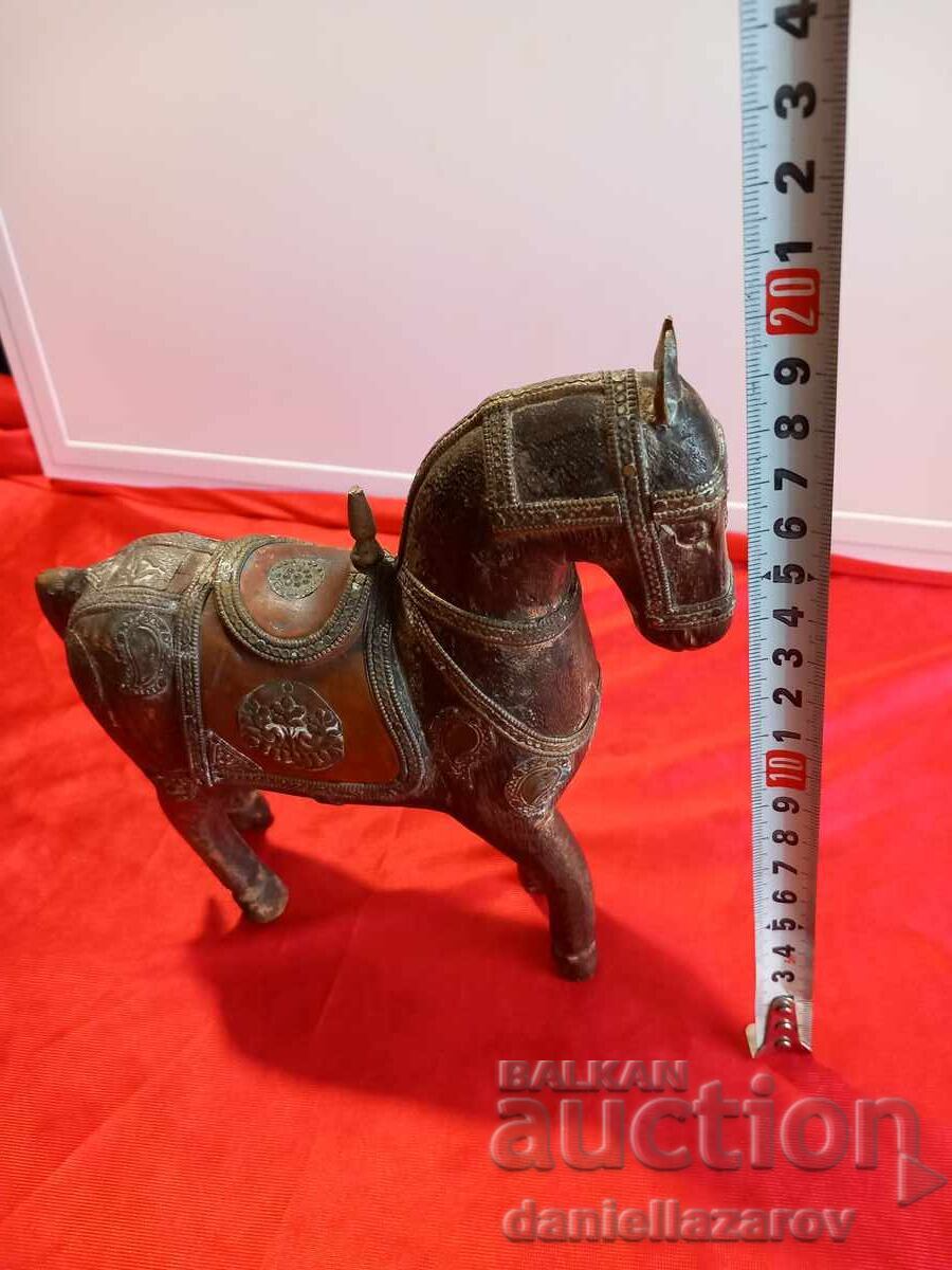 Statuetă Veche CAL, Lemn și Bronz - 7