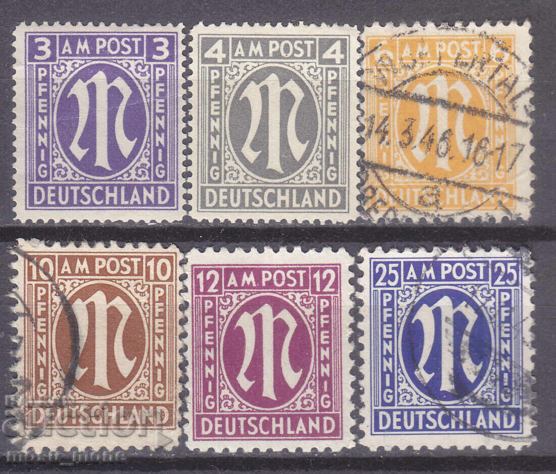 Germania 1945 Zona Britanico-Americană