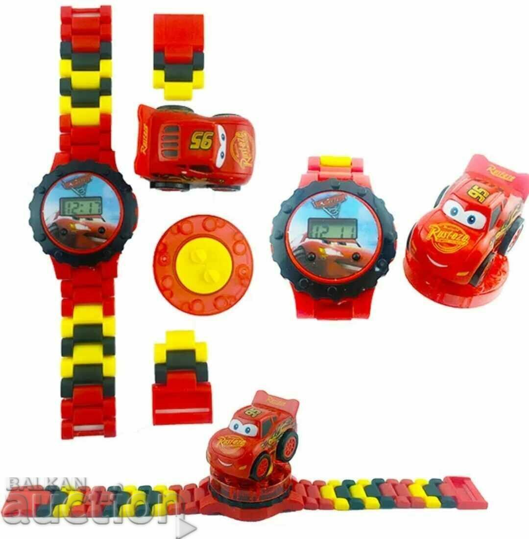 Delivery of Children's watch with a Lego Iron man Marvel toy figure Delivery of Children's watch with a Lego Iron man Marvel toy figure