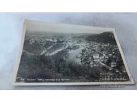 Cartolină poștală Loveci Vedere generală cu râul Osăm